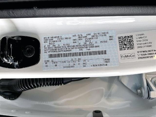 New 2026 Star White Metallic Tri-Coat Ford Lariat image 35