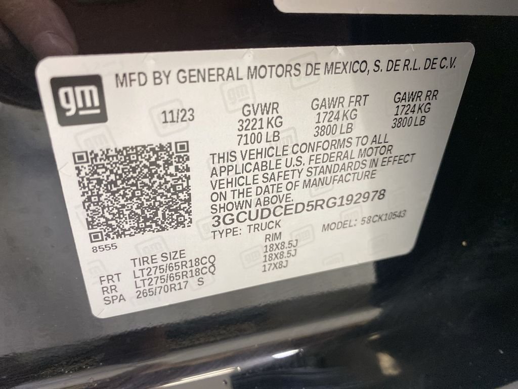 Used 2024 Black Chevrolet Custom Trail Boss image 42