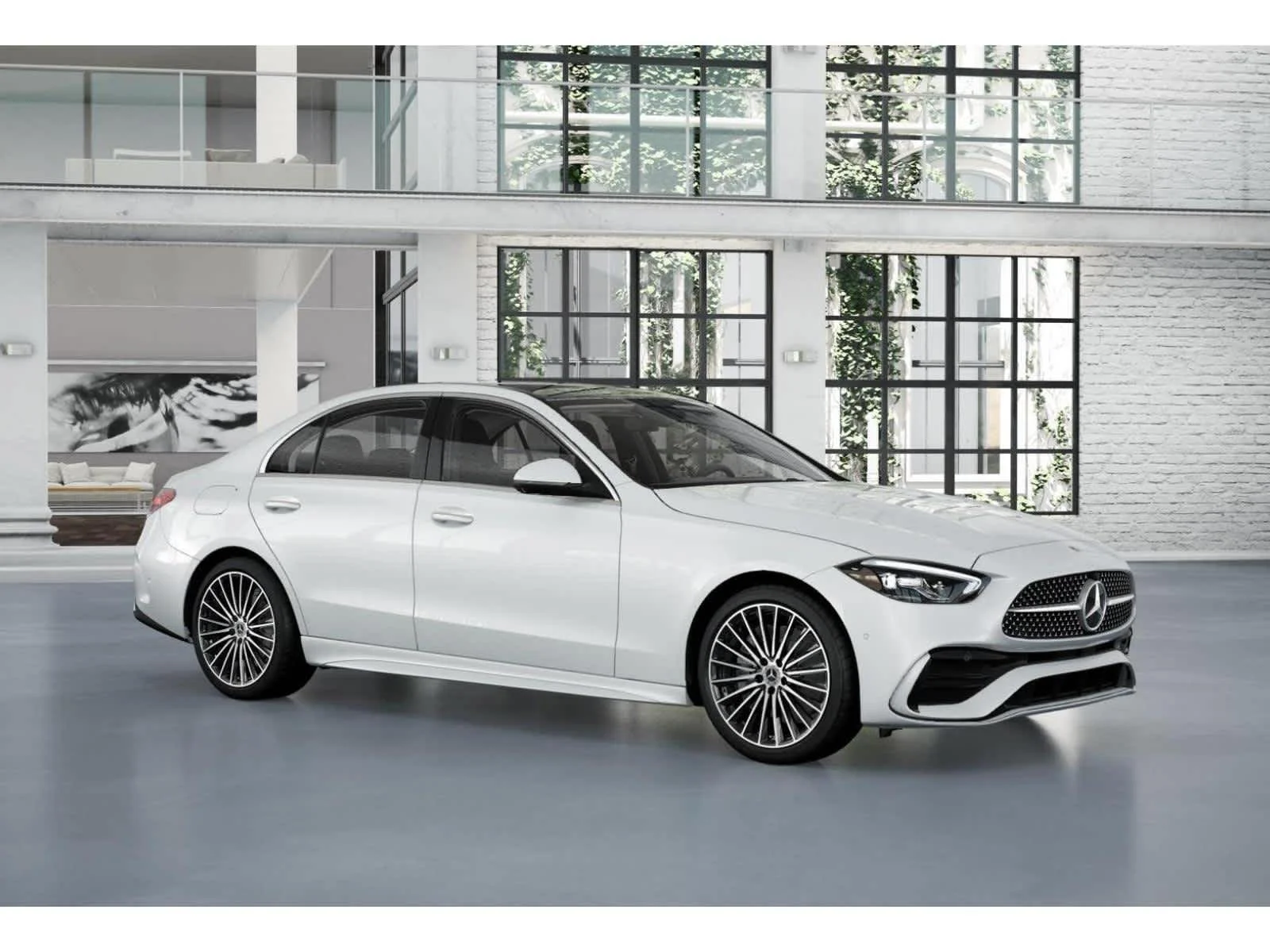 New 2026 MANUFAKTUR Moonlight White Metallic Mercedes-Benz C 300 image 11