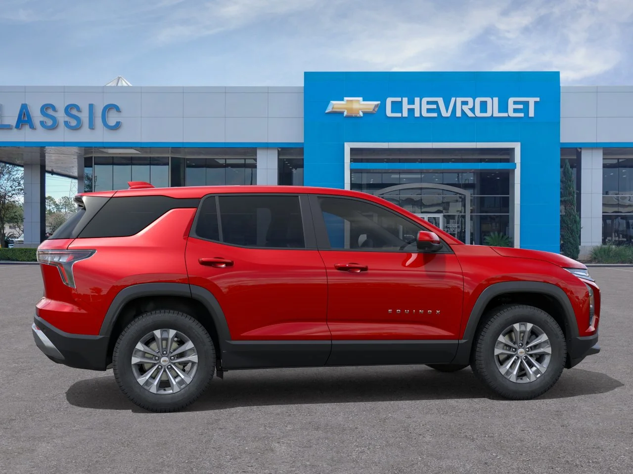 2026 Chevrolet Equinox LT Red at Classic Elite Chevrolet Sugar Land