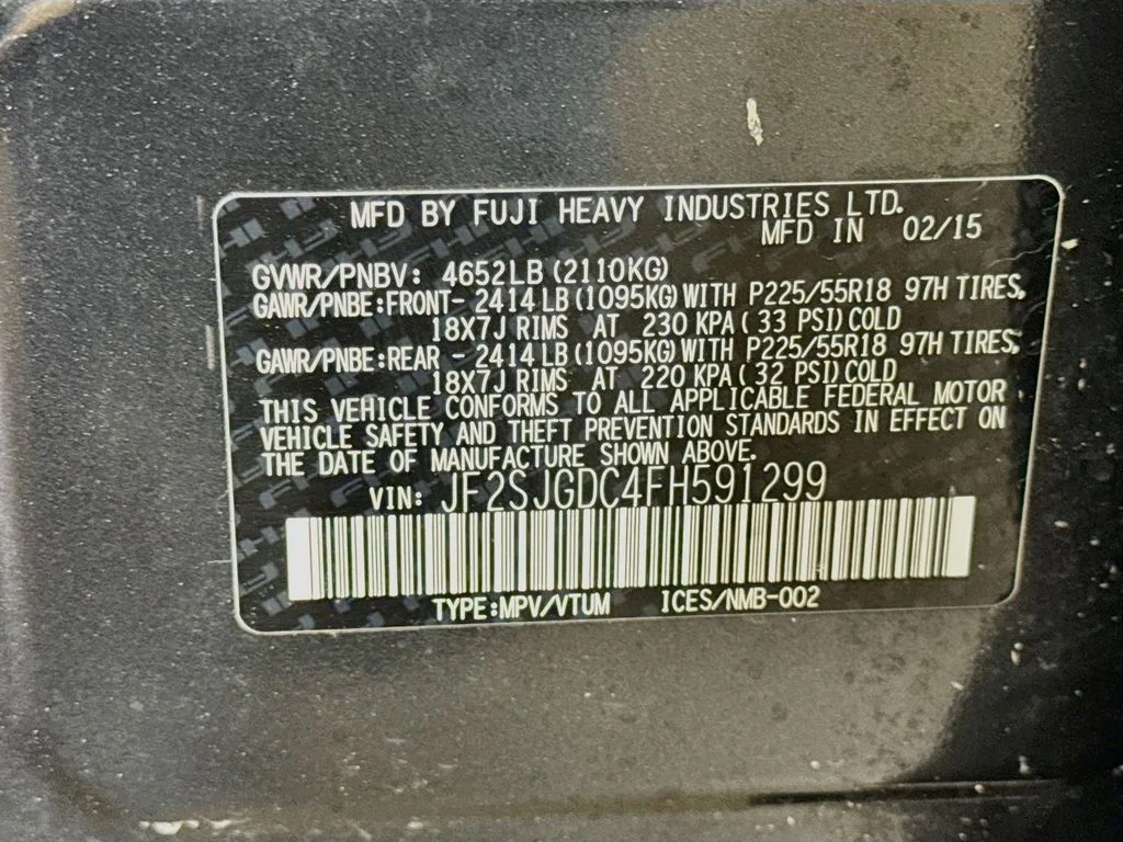 Used 2015 Gray Subaru 2.0XT Premium image 39