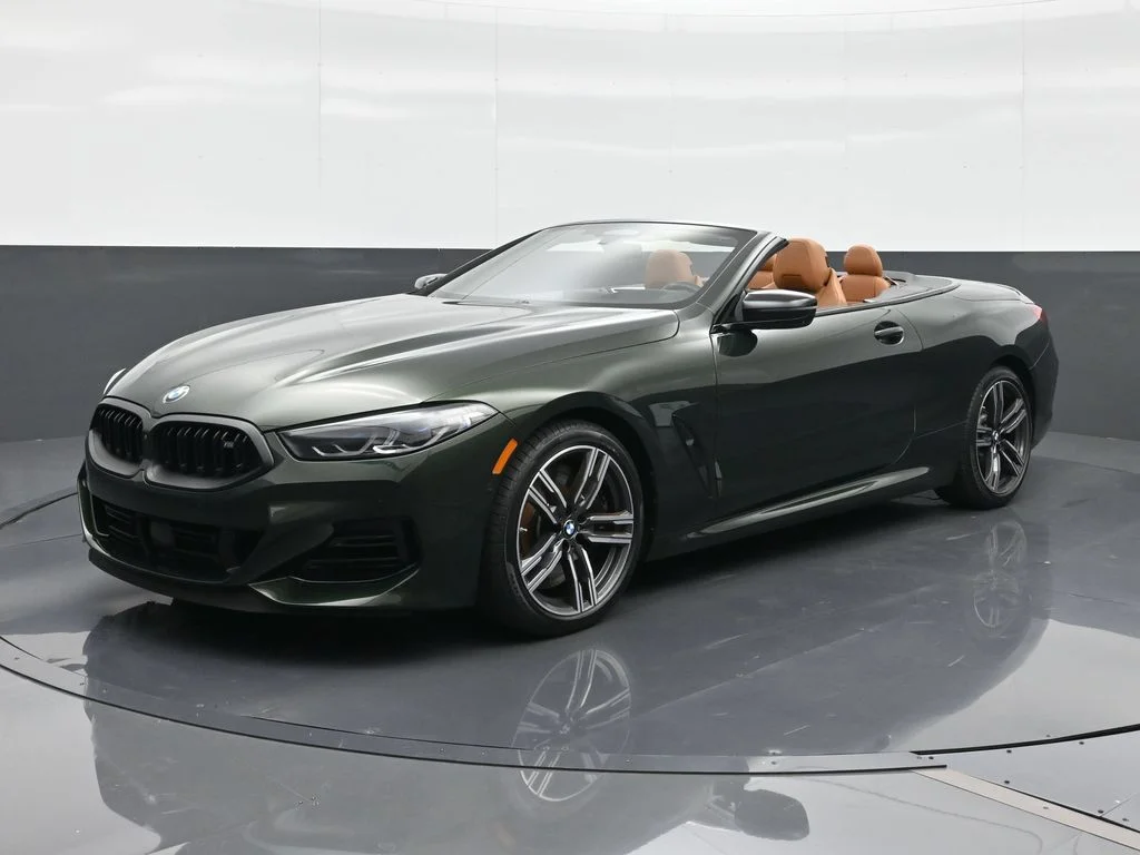 Certified Used 2025 Green BMW M850i xDrive image 1