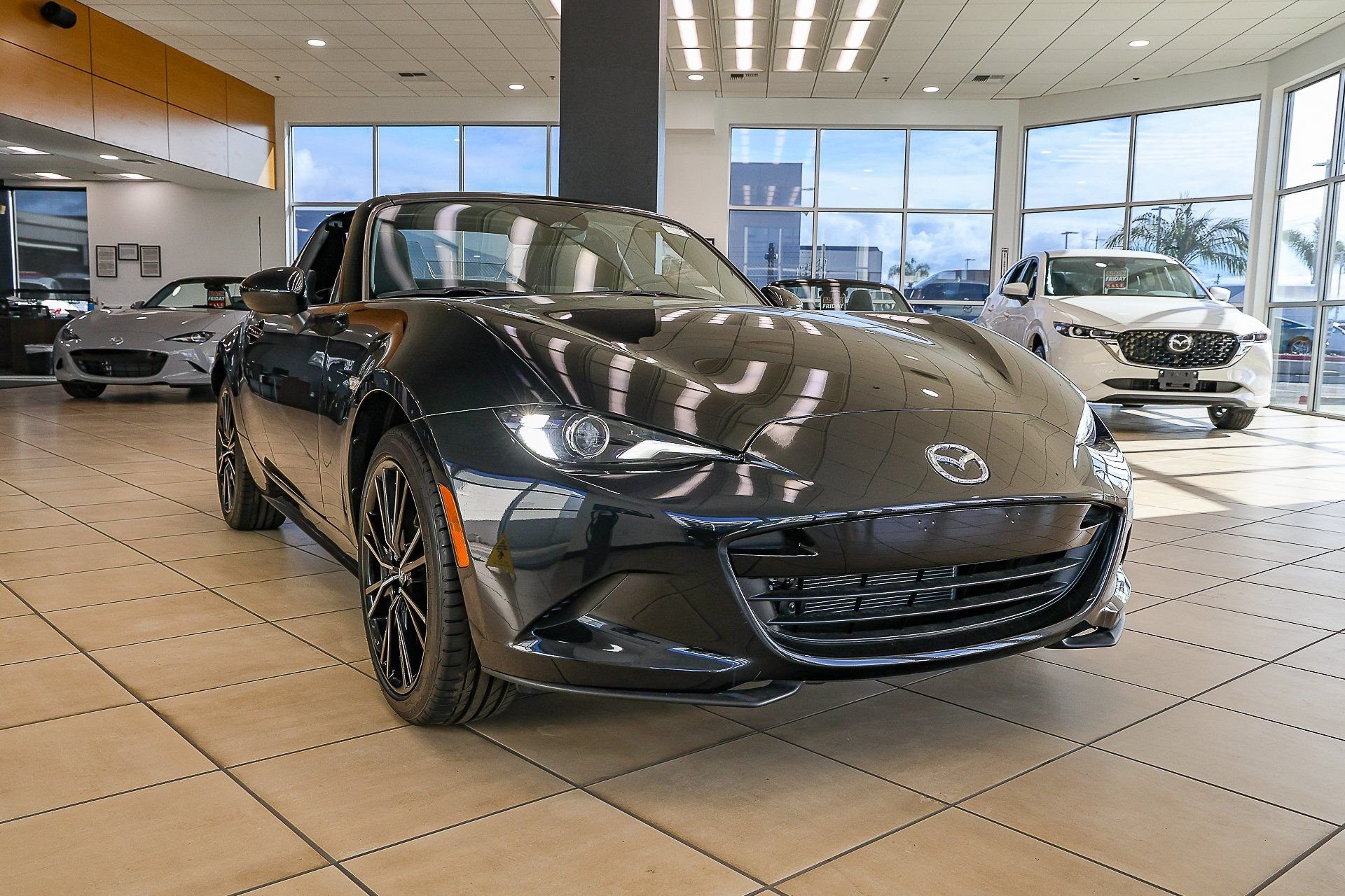 Panneau Parking Réservé Mazda MX-5 Miata - Tôle Aluminium 12x18 Ou 8x12 Pouces