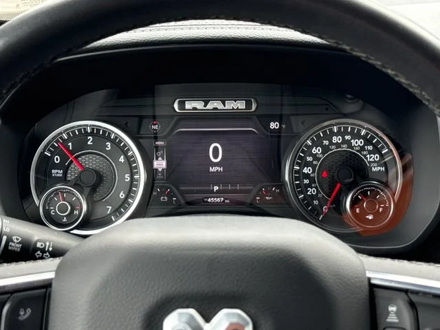 Used 2025 Diamond Black Crystal Pearlcoat Ram Laramie image 13
