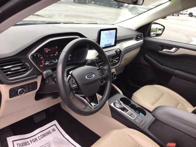 Certified Used 2022 Stone Blue Metallic Ford SEL image 8