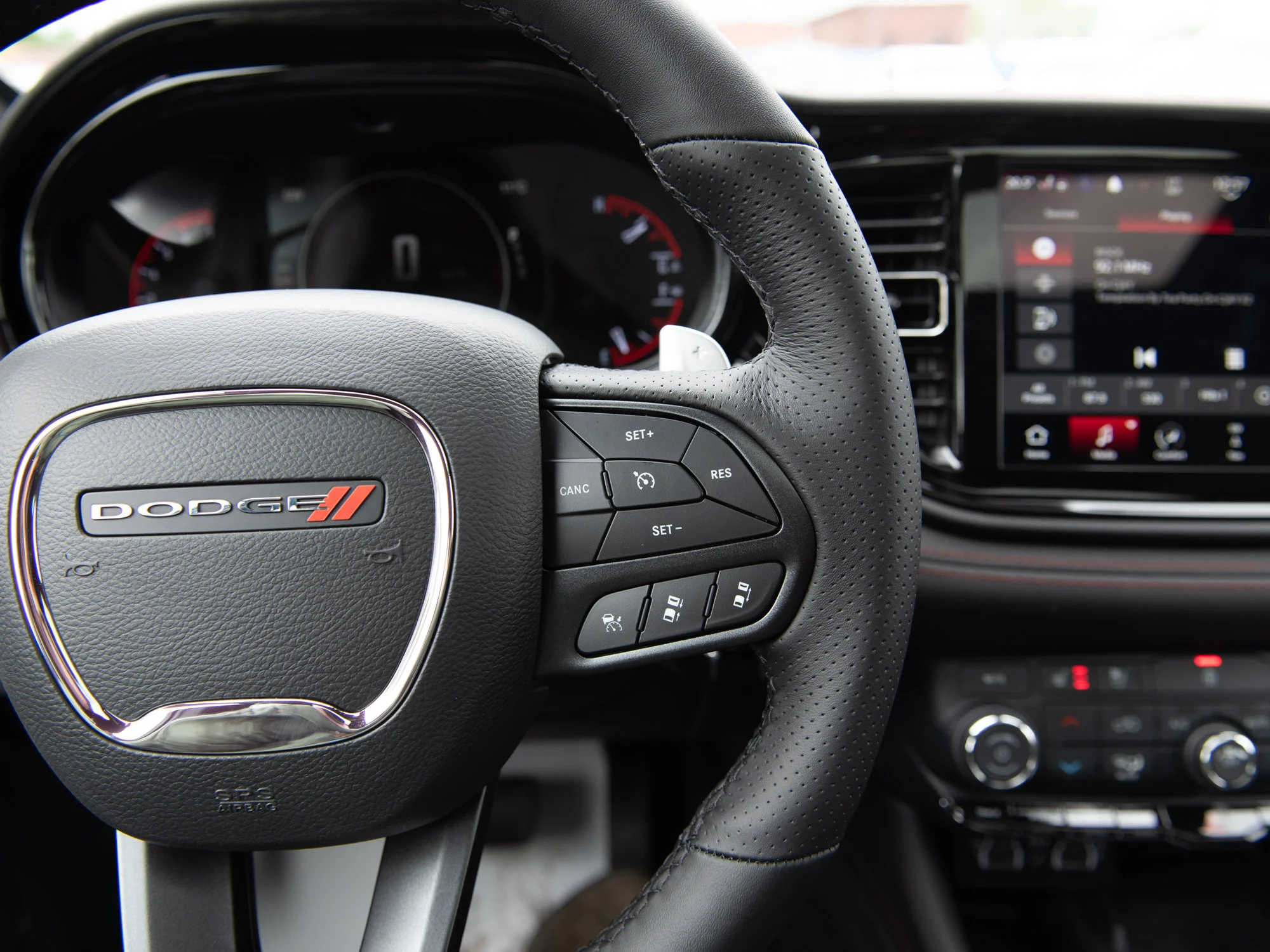 New 2026 White Dodge GT HEMI V8 Premium* AWD, Brembo Brakes, Power Sunroof, Blacktop Redline Pkg image 13