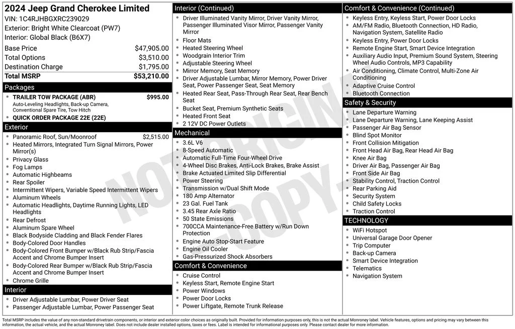Used 2024 White Jeep Limited image 23