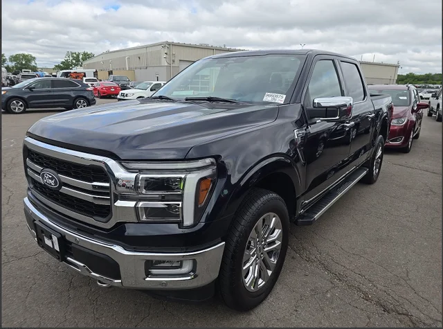 Used 2024 Blue Metallic Ford Lariat image 1