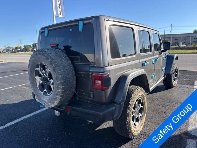 Used 2021 Gray Jeep Unlimited Rubicon 4xe image 7