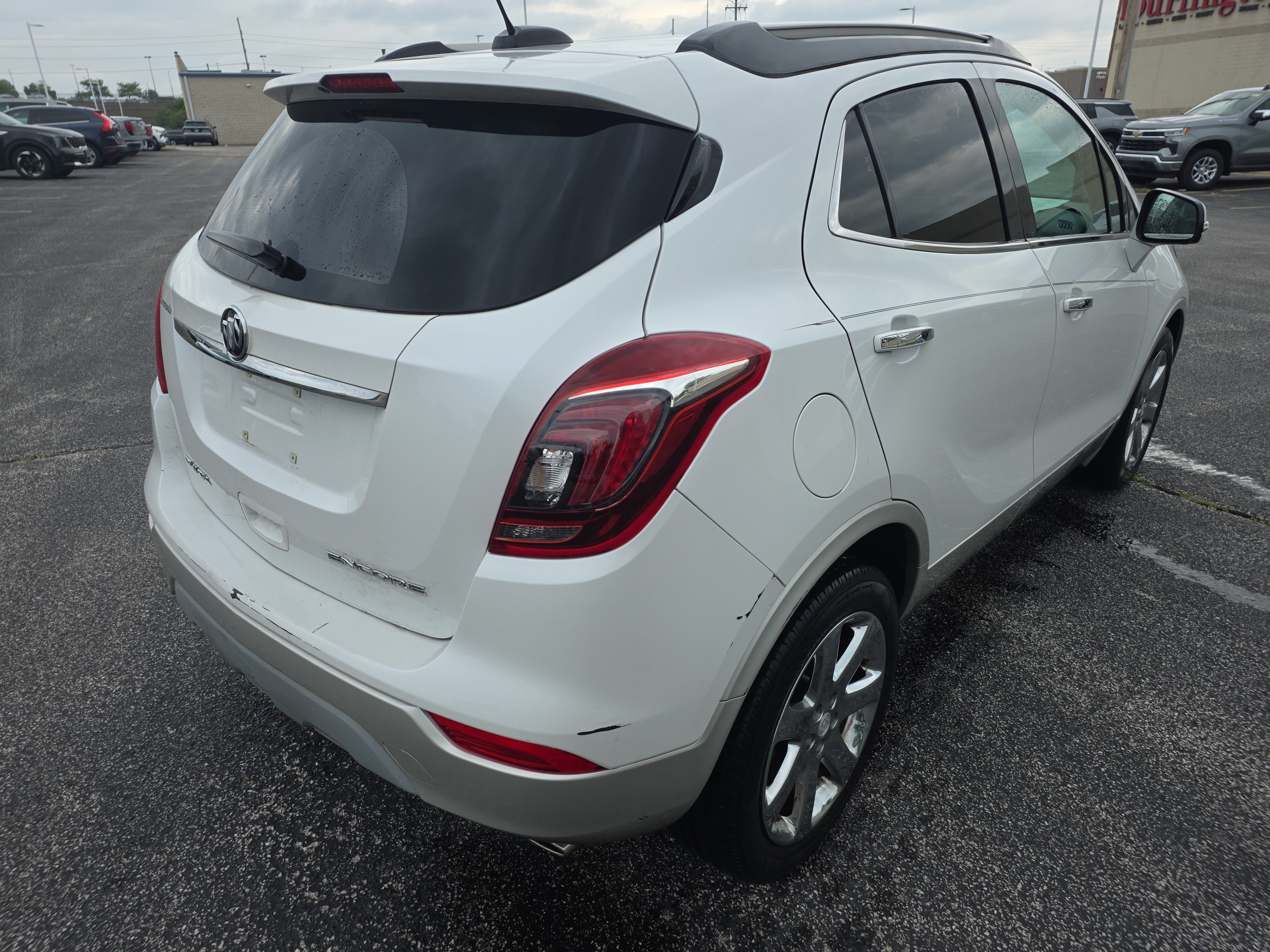Used 2017 Includes (BQX) Satin Nickel Metallic lower exterior accent color, Paint code W733J. Buick Essence image 4
