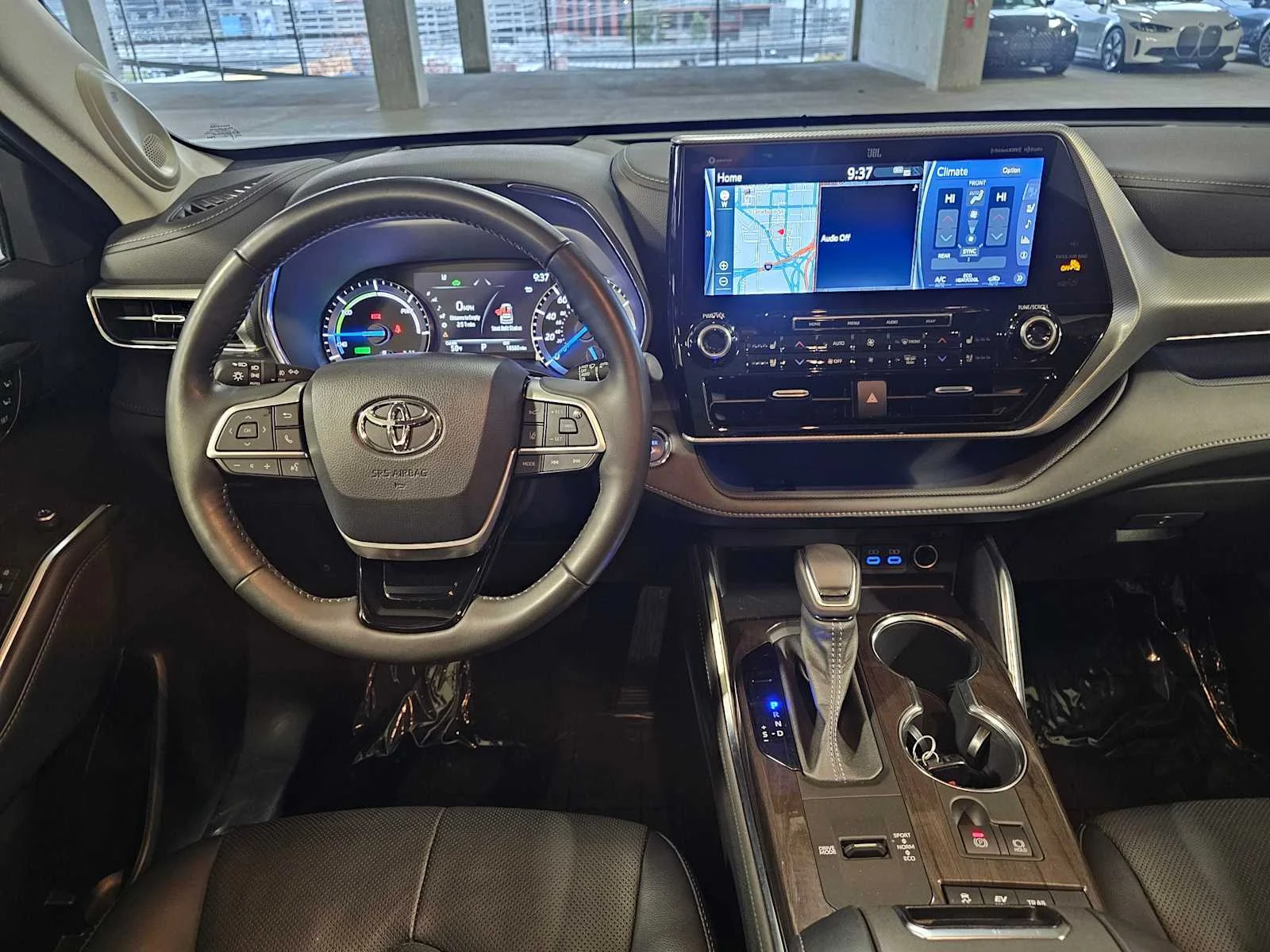 Used 2022 Midnight Black Metallic Toyota Hybrid Platinum image 10