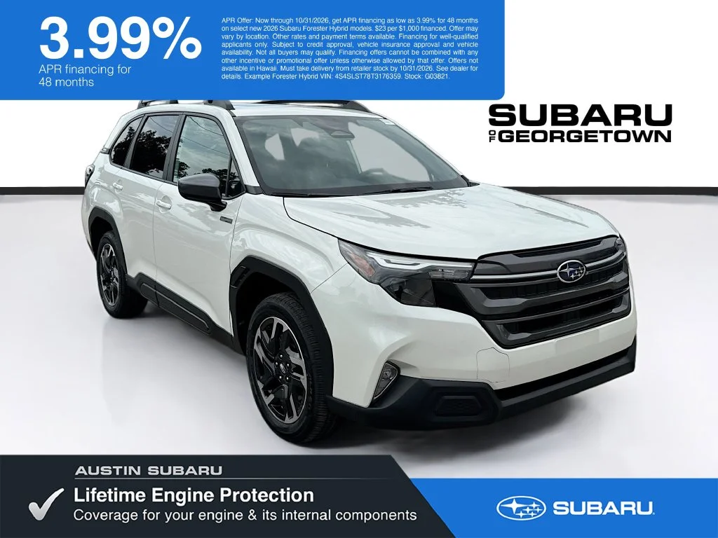 New 2026 White Subaru Premium Hybrid image 1