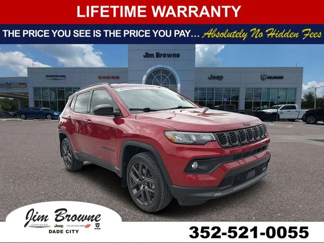 Used 2026 Red Jeep Latitude image 1