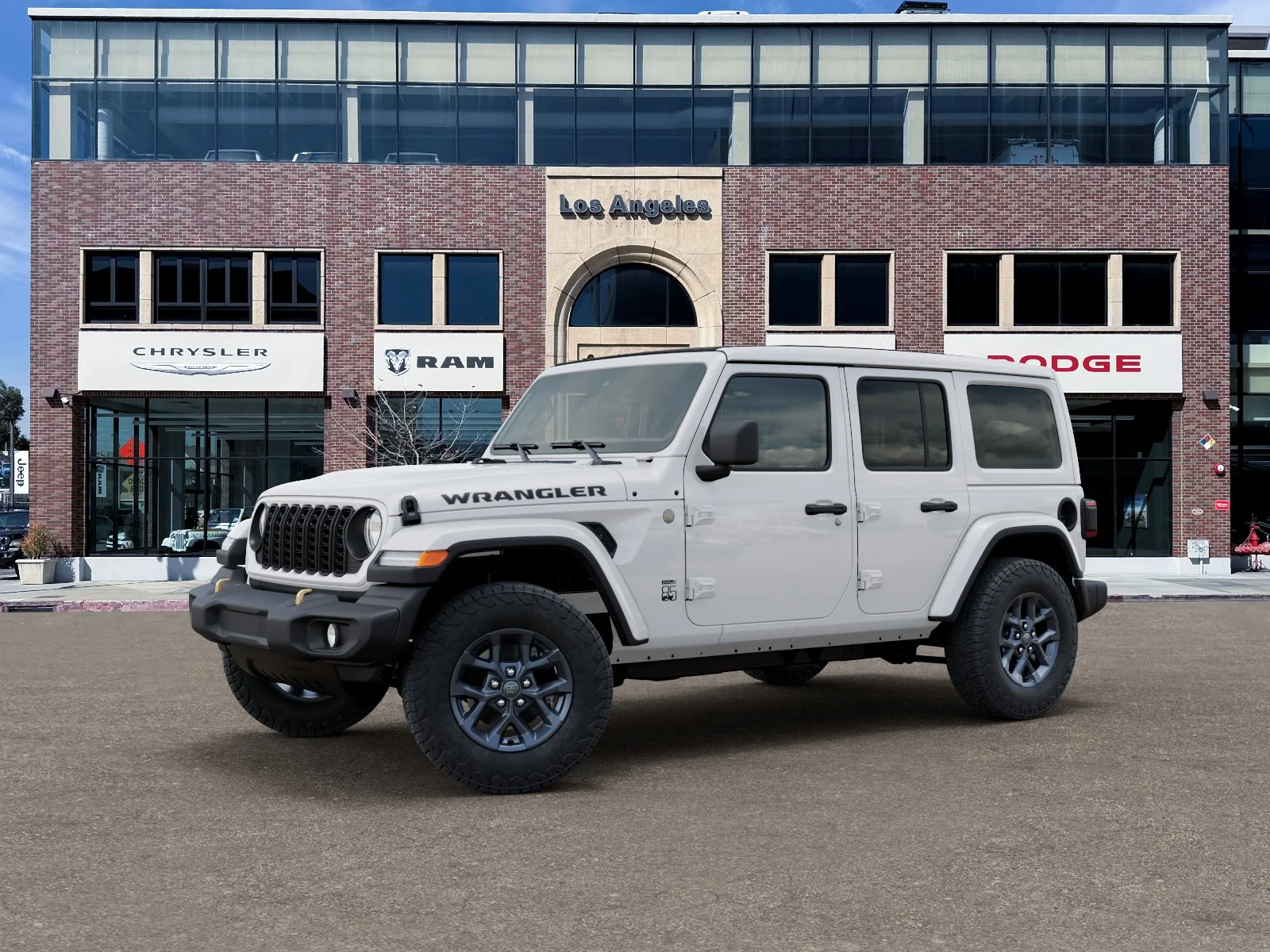New 2026 Bright White Clear-Coat Exterior Paint Jeep 85th Anniversary Edition image 28