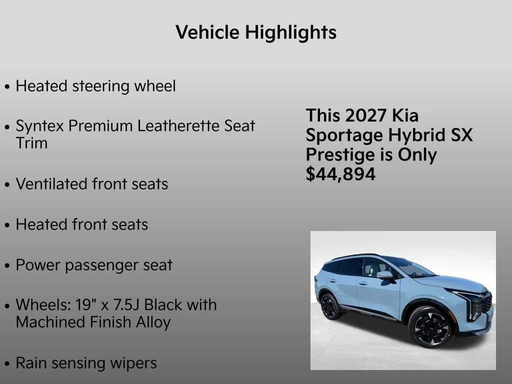 New 2027 Heritage Blue Kia SX-Prestige image 34