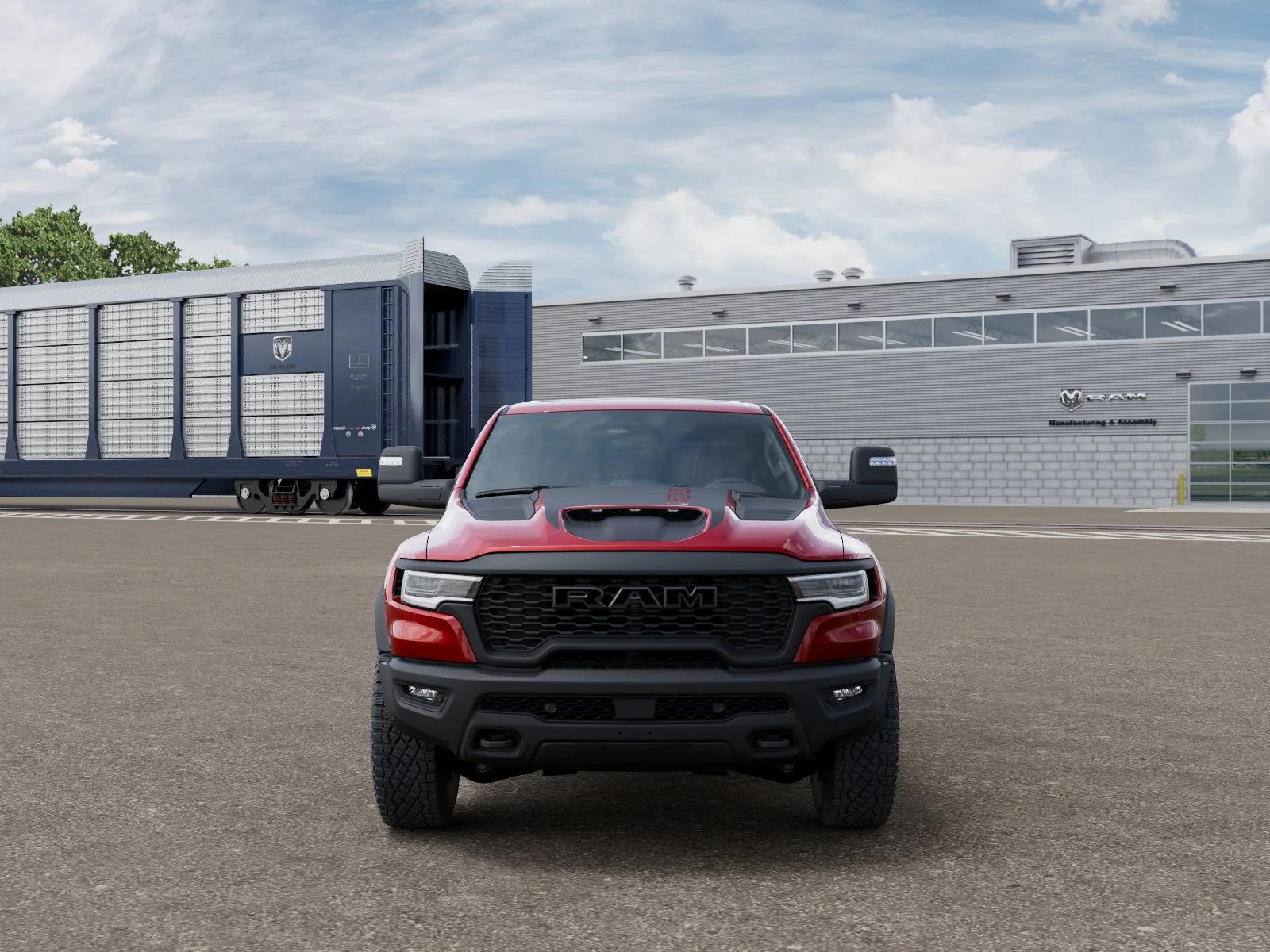 New 2026 Molten Red Pearl-Coat Exterior Paint RAM RHO image 7