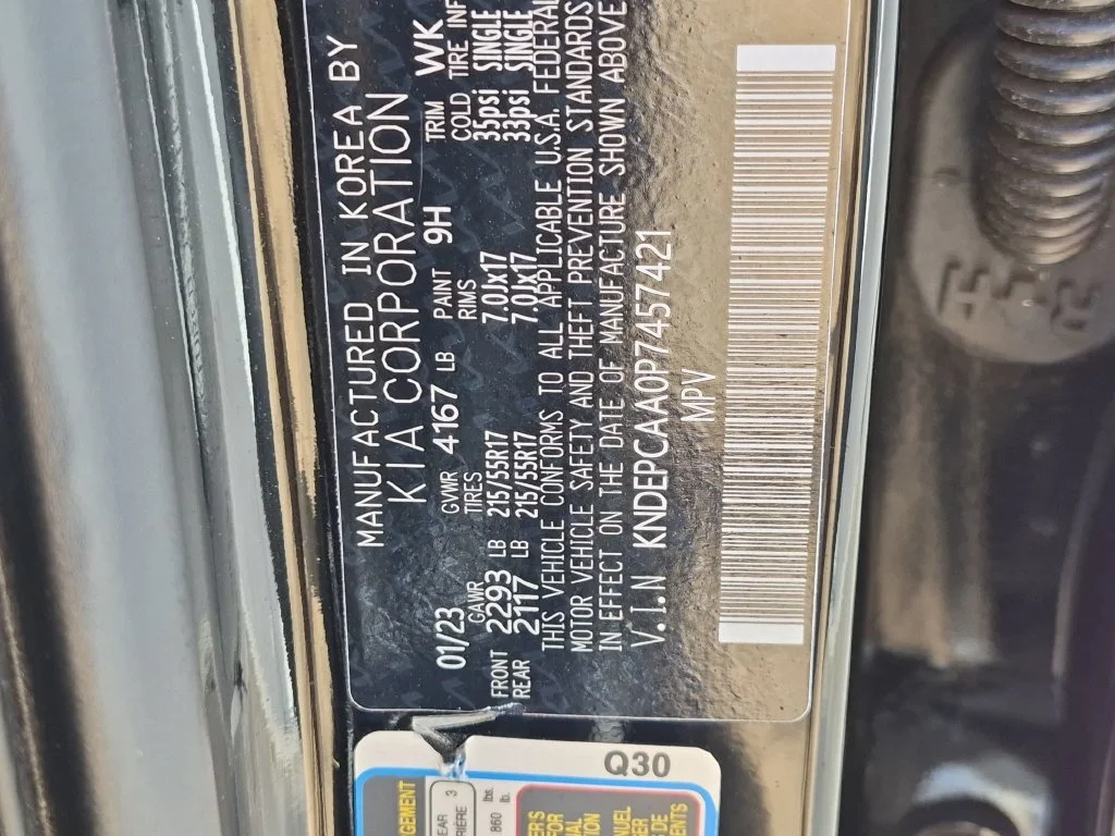 Used 2023 Black Kia LX image 26