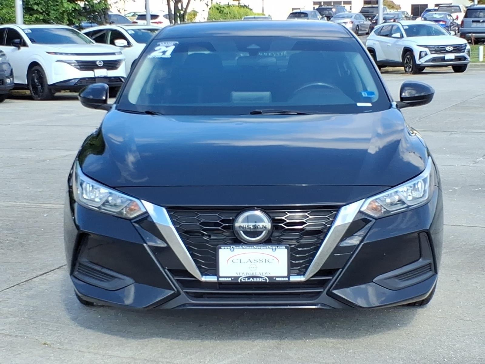 Used 2021 Super Black Nissan SV image 2
