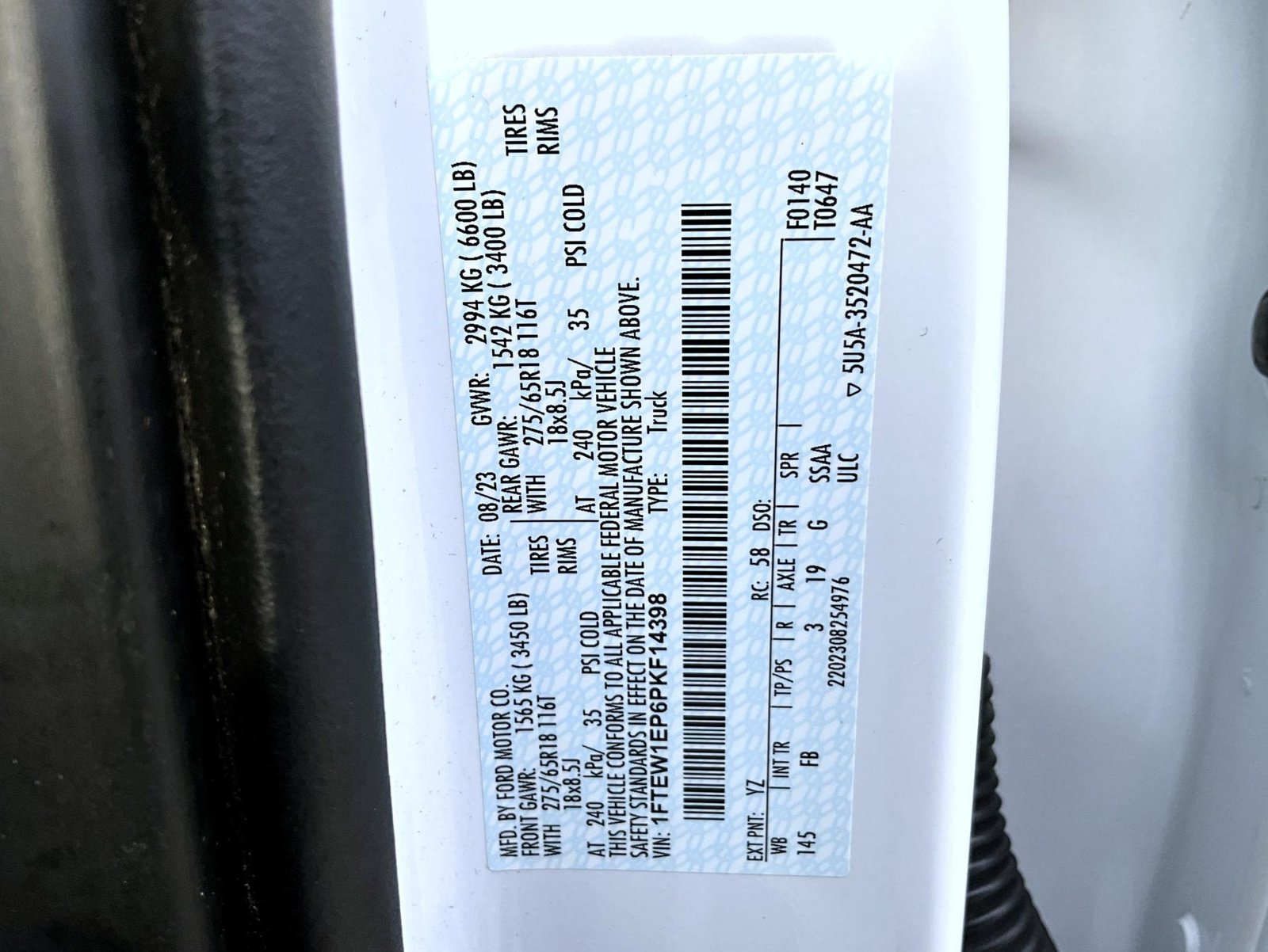Used 2023 White Ford XLT image 28