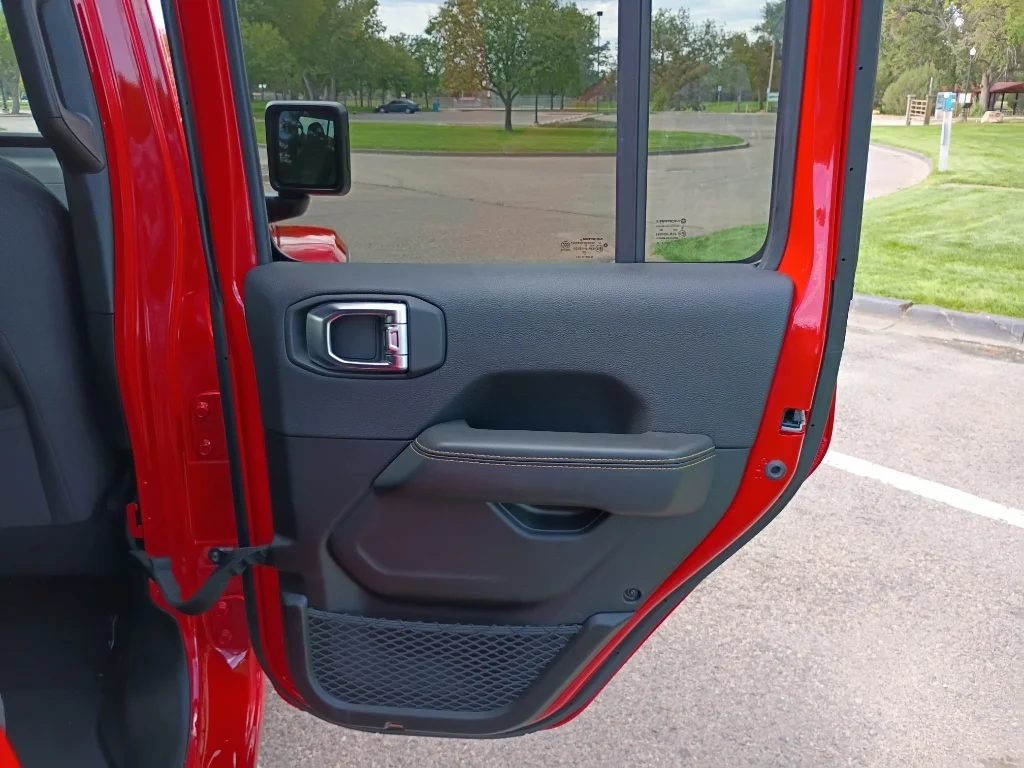 Used 2025 Firecracker Red Clearcoat Jeep Sahara image 13