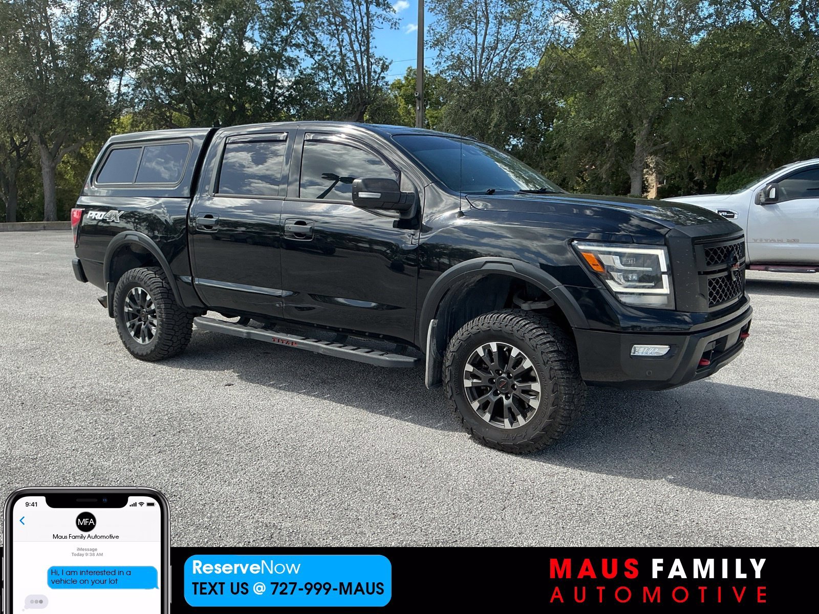 Used 2021 Black Nissan PRO-4X image 1