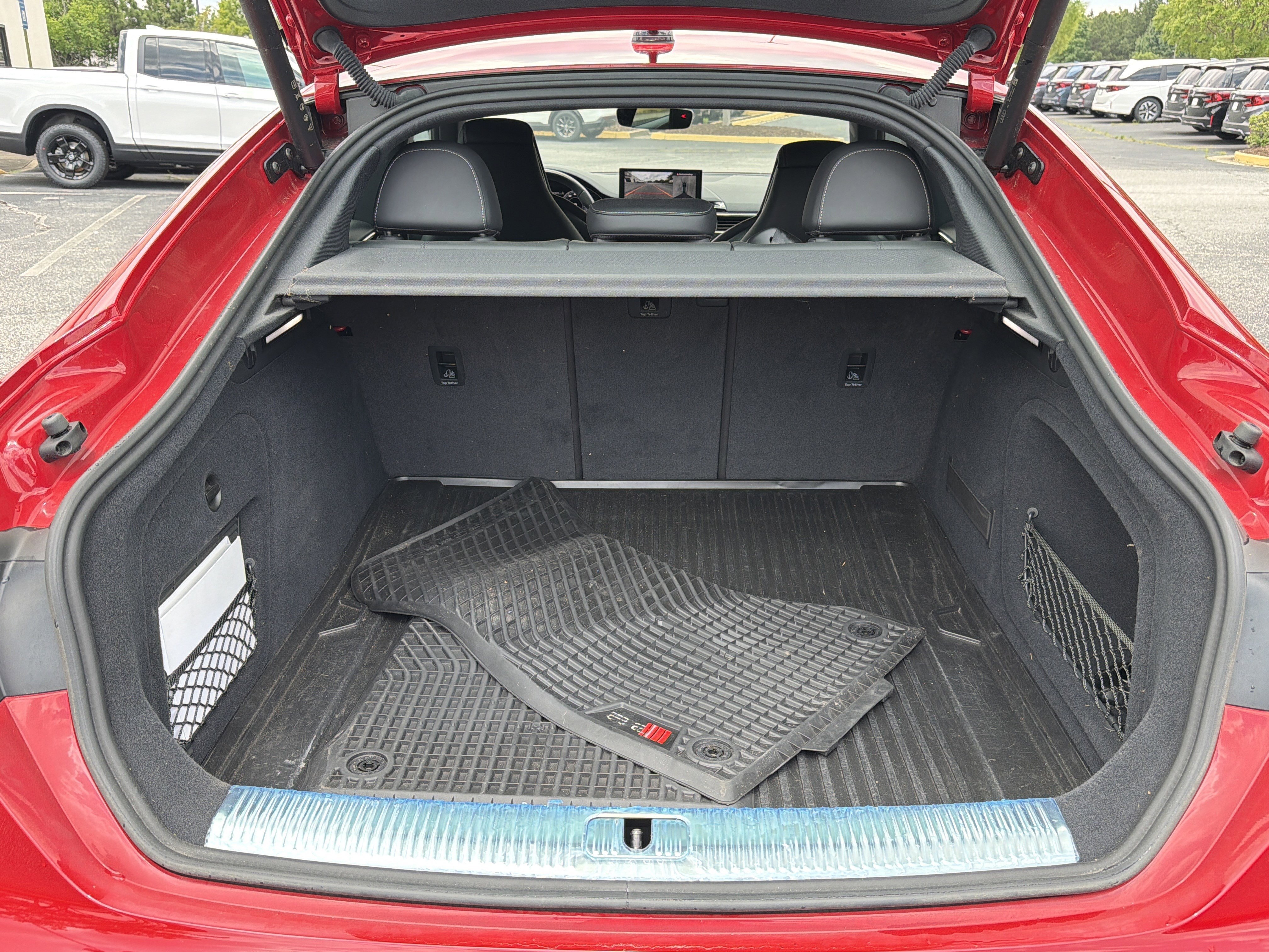 Used 2024 Progressive Red Metallic Audi Premium Plus image 27