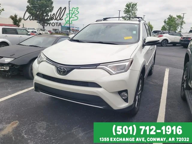 White (Blizzard Pearl) 2018 Toyota RAV4 Platinum SUV / Crossover Front-Wheel Drive