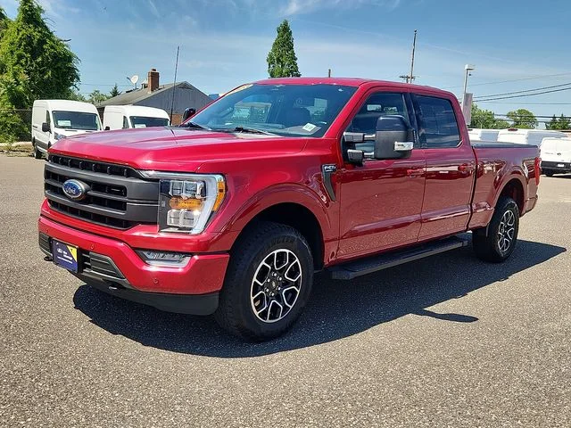 Certified Used 2023 Rapid Red Metallic Tinted Clearcoat Ford Lariat image 3