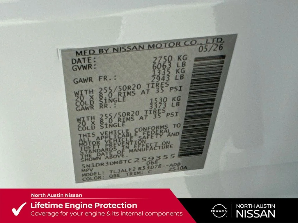 New 2026 White Nissan Platinum image 43