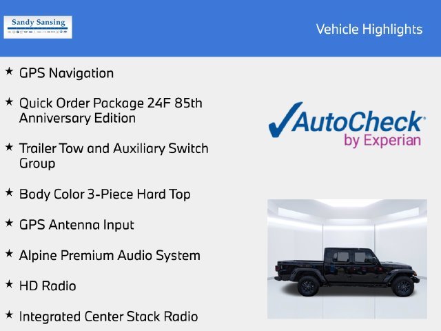 New 2026 Black Clear-Coat Exterior Paint Jeep 85th Anniversary Edition image 7