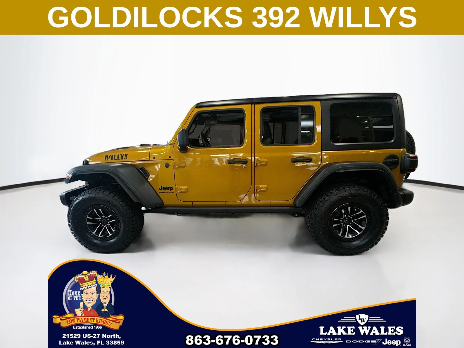 New 2026 Goldilocks Exterior Paint Jeep Willys image 3