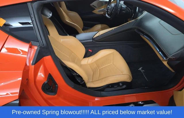 Used 2020 Orange Chevrolet Stingray image 8