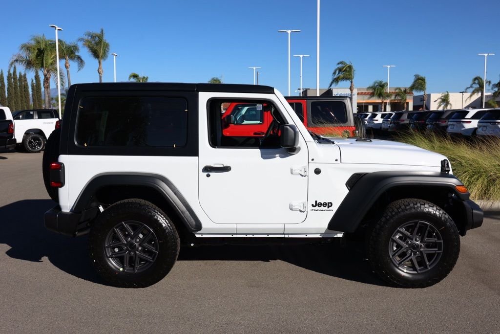 New 2026 Bright White Clear-Coat Exterior Paint Jeep Sport S image 2