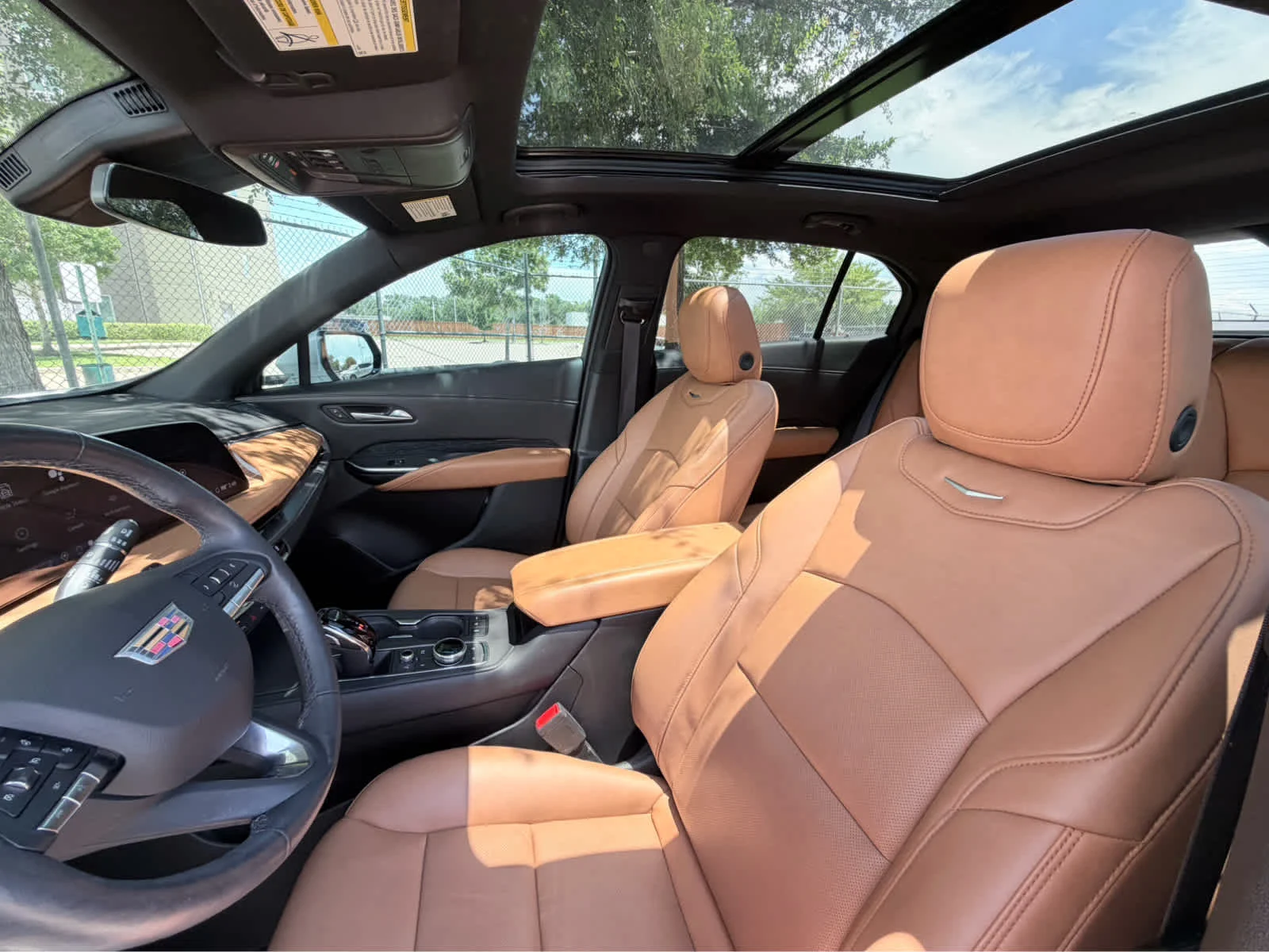 Used 2024 Crystal White Tricoat Cadillac Premium Luxury image 15