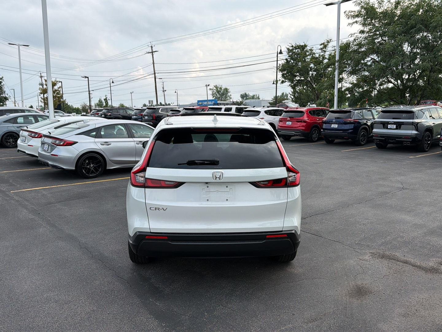 Used 2024 Platinum White Pearl Honda EX image 6