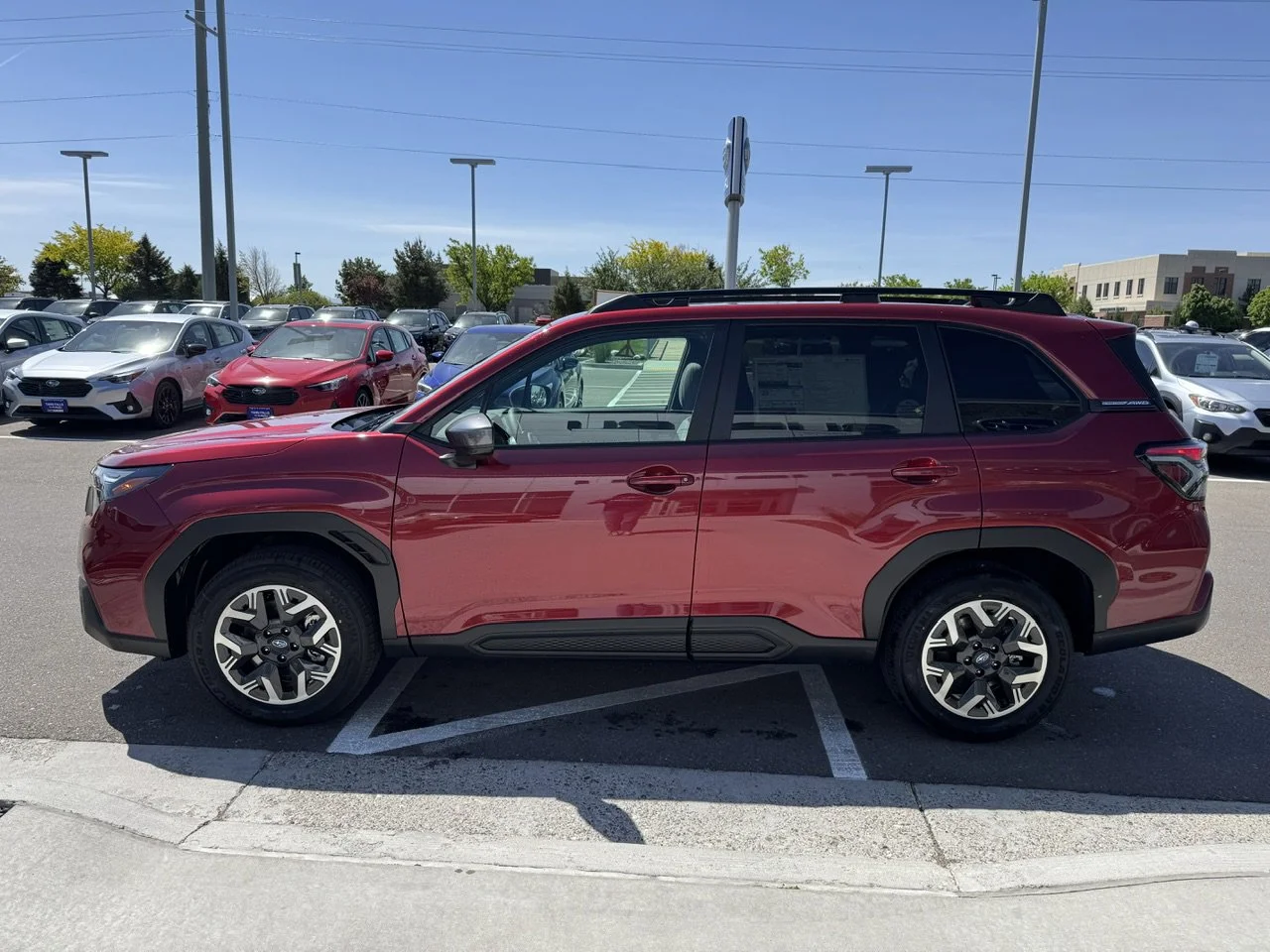 New 2026 Crimson Red Pearl Subaru Premium image 4