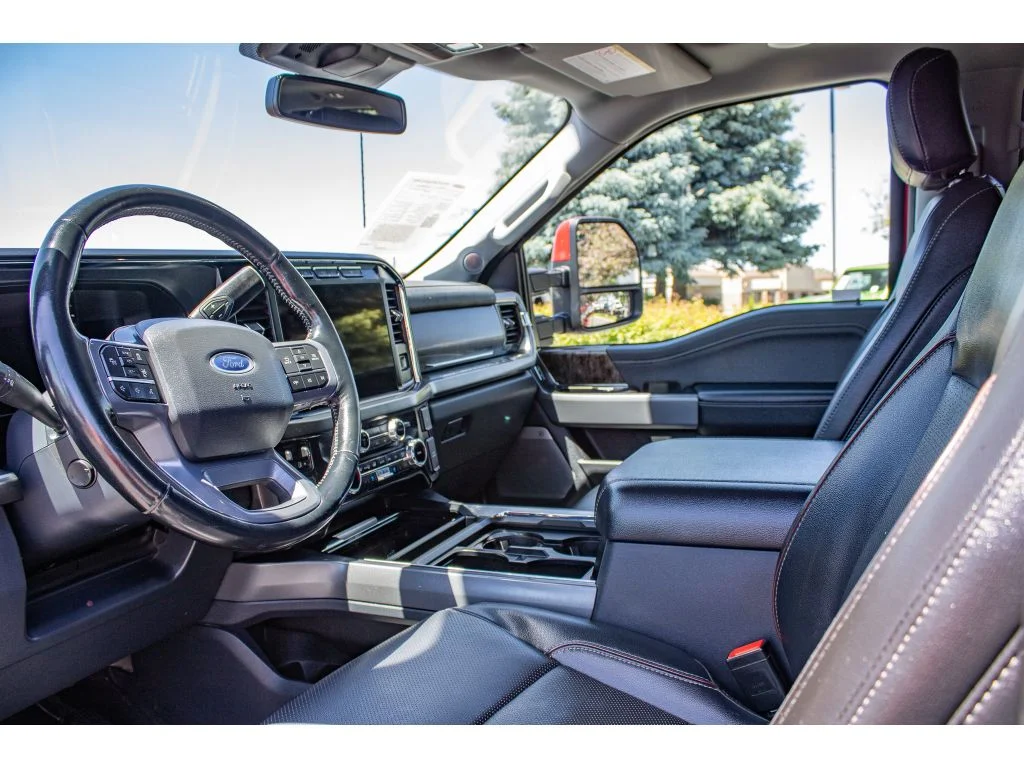 Used 2023 Rapid Red Metallic Tinted Clearcoat Ford LARIAT image 33