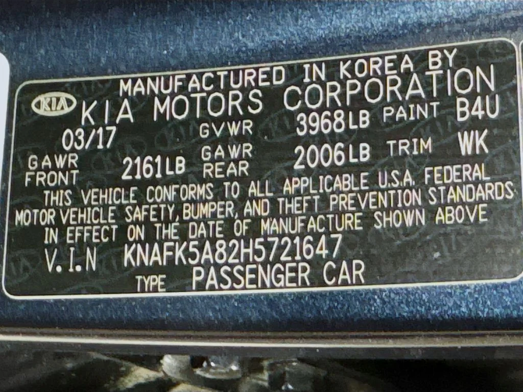 Used 2017 Blue Kia LX image 37