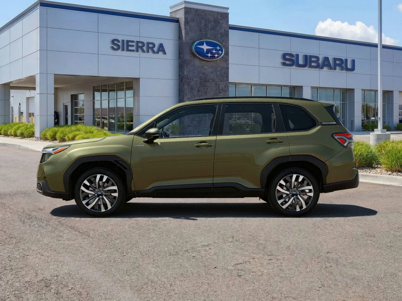 New 2026 Autumn Green Metallic/Crystal Black Silica Subaru Touring Hybrid image 4