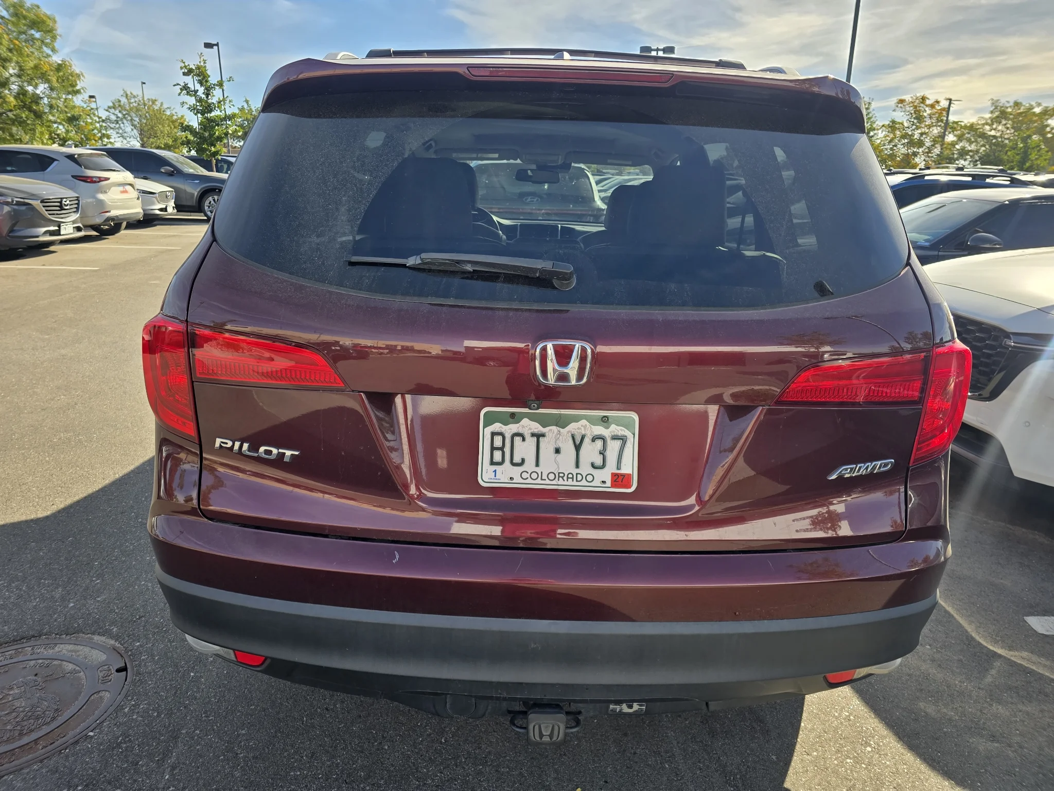 Used 2018 Deep Scarlet Pearl Honda EX-L image 4