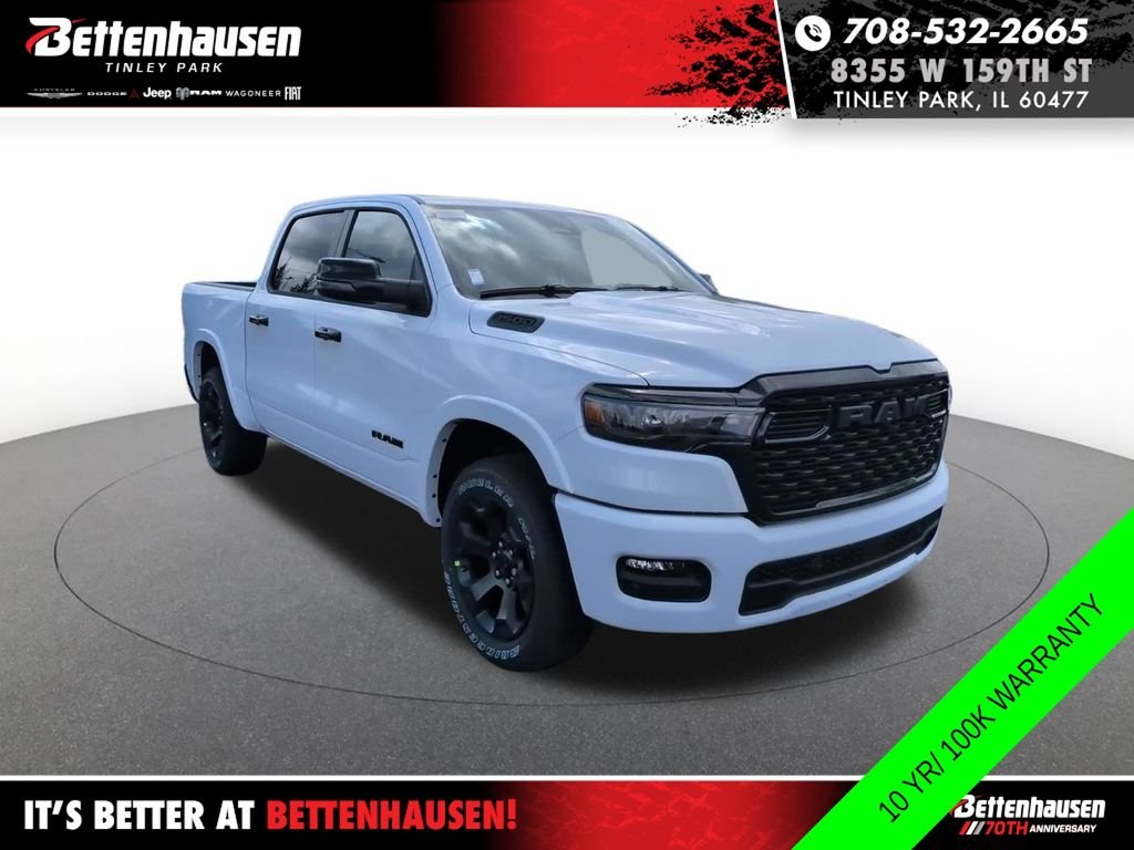 New 2026 Bright White Clear-Coat Exterior Paint RAM Big Horn/Lone Star image 5