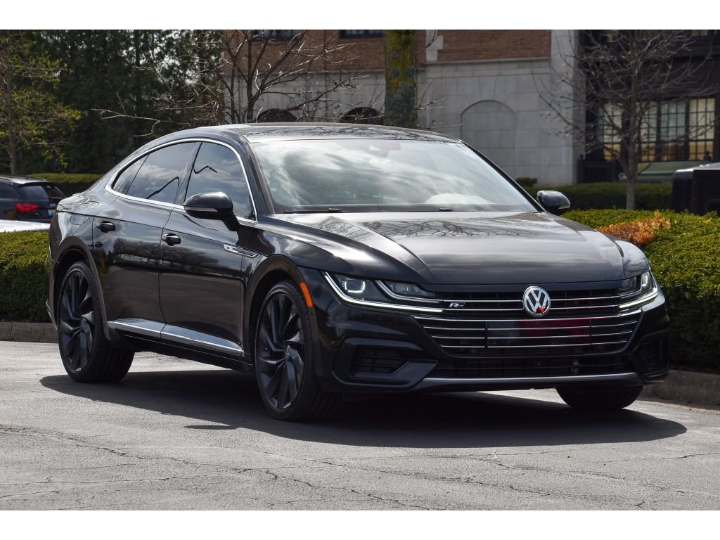 Used 2020 Deep Black Pearl Volkswagen SEL Premium R-Line image 2