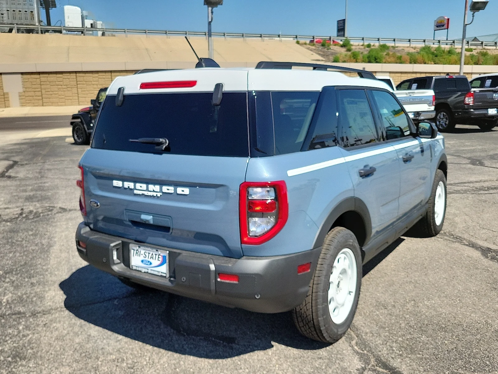 New 2025 Azure Gray Metallic Tri-Coat Ford Heritage image 4