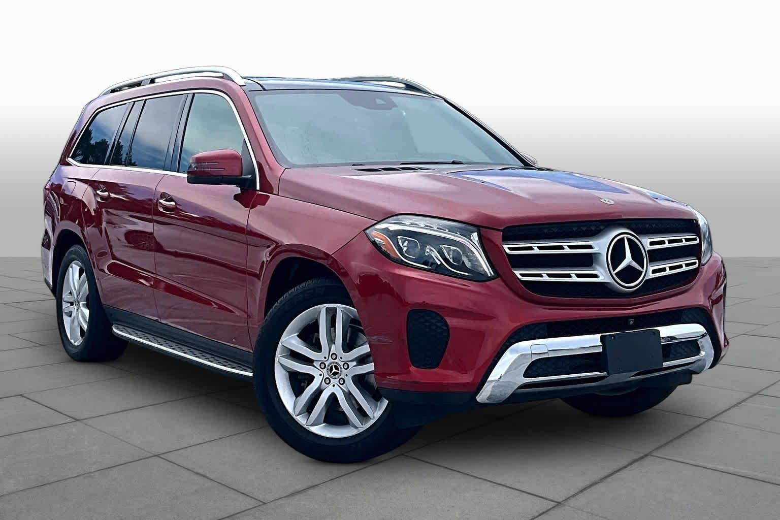 Used 2017 designo Cardinal Red Metallic Mercedes-Benz GLS 450 image 3