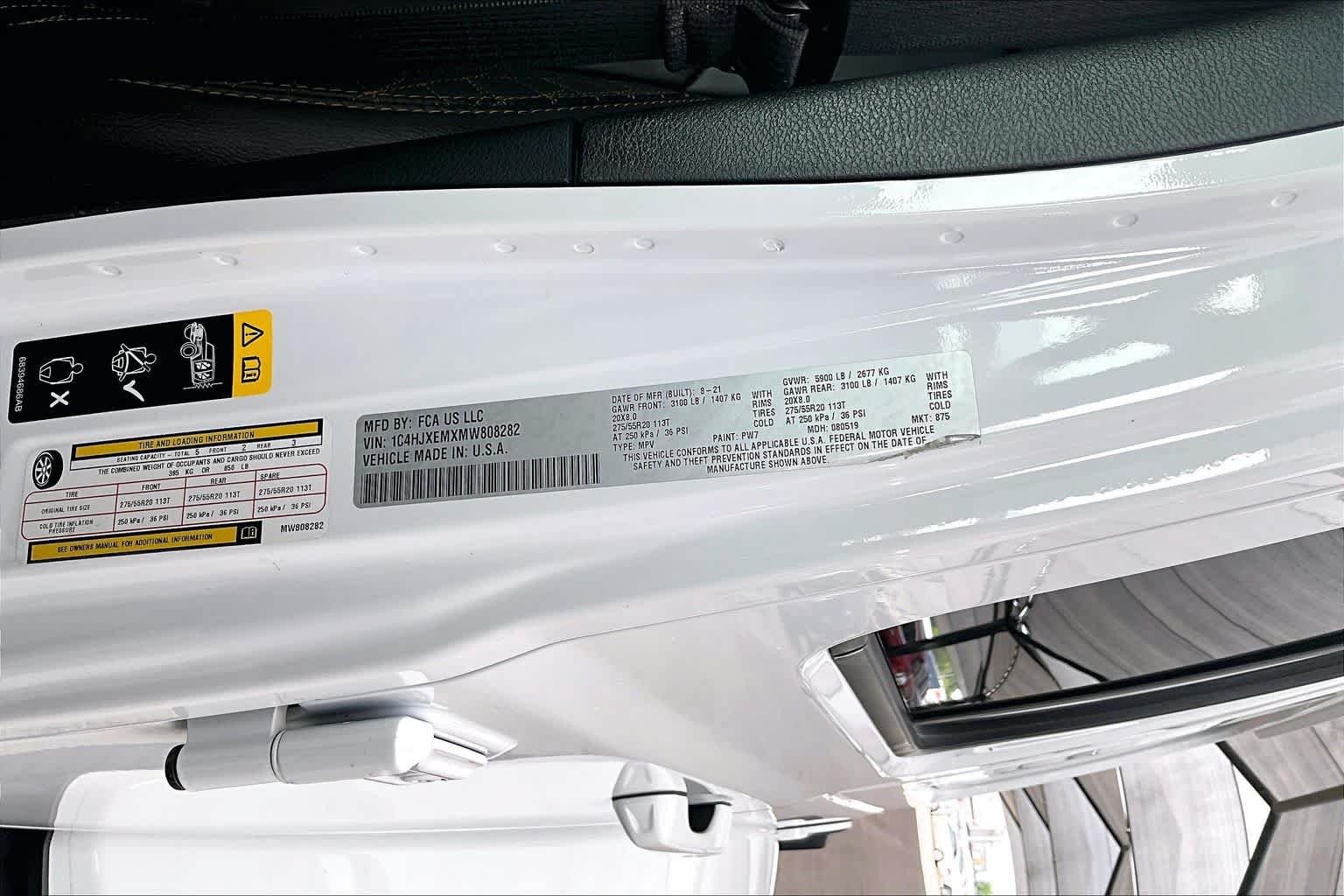 Used 2021 Bright White Clearcoat Jeep Unlimited Sahara High Altitude image 35