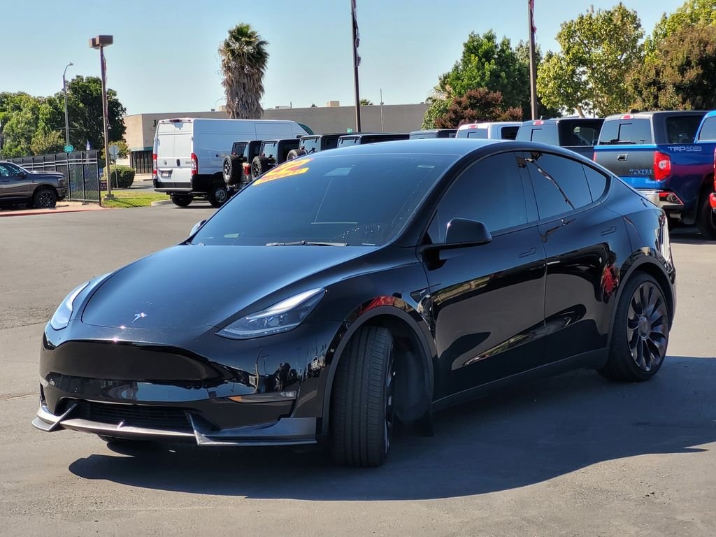 Used 2022 Black Tesla Performance image 8