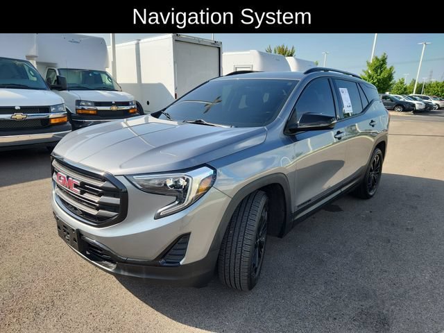 Used 2019 SATIN STEEL METALLIC GMC SLE image 3
