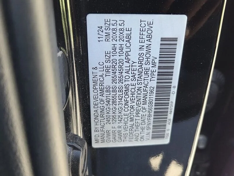 Used 2025 Black Honda EX-L image 7