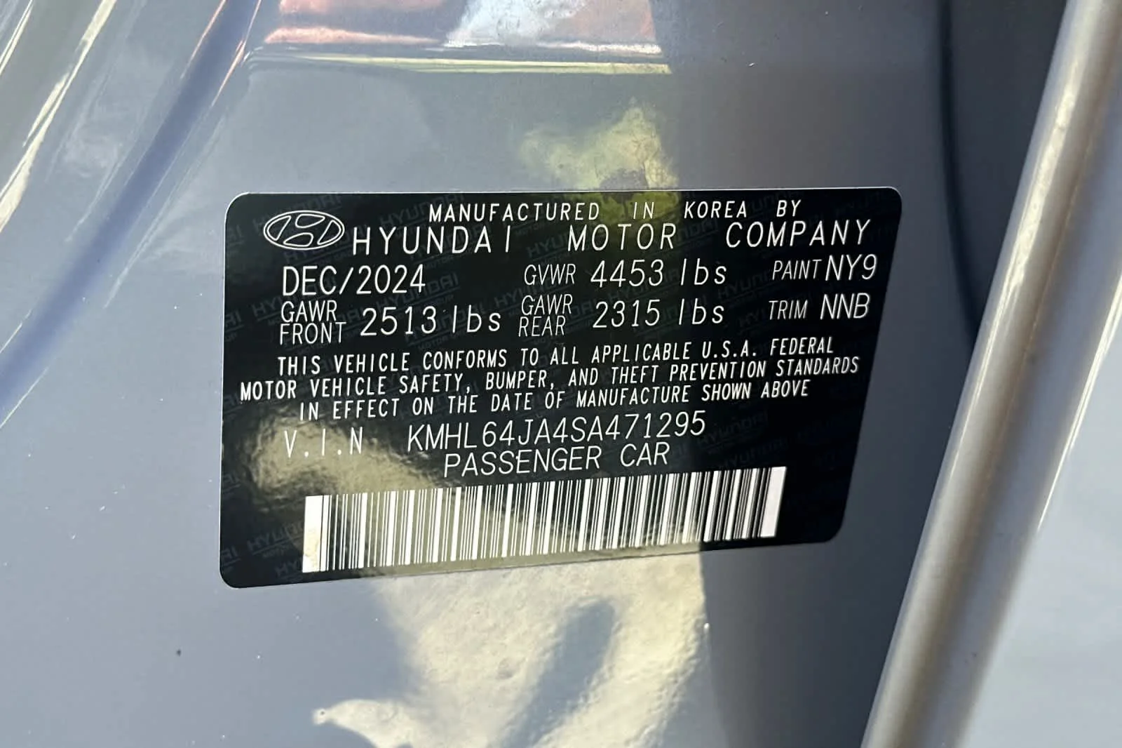 Certified Used 2025 Blue Hyundai SEL image 27