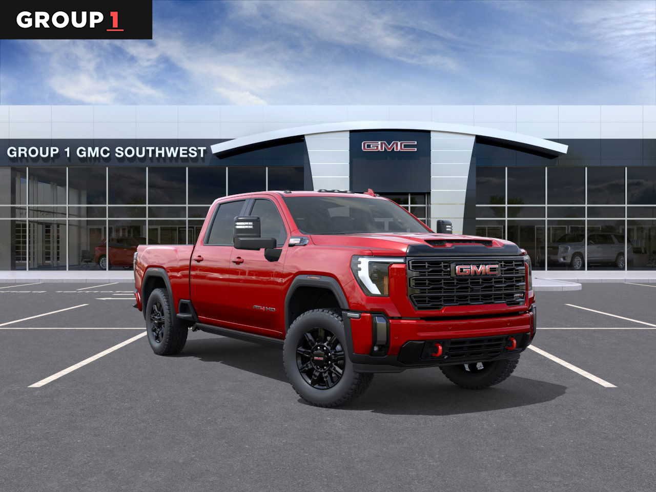 New 2026 Volcanic Red Tintcoat GMC AT4 image 1